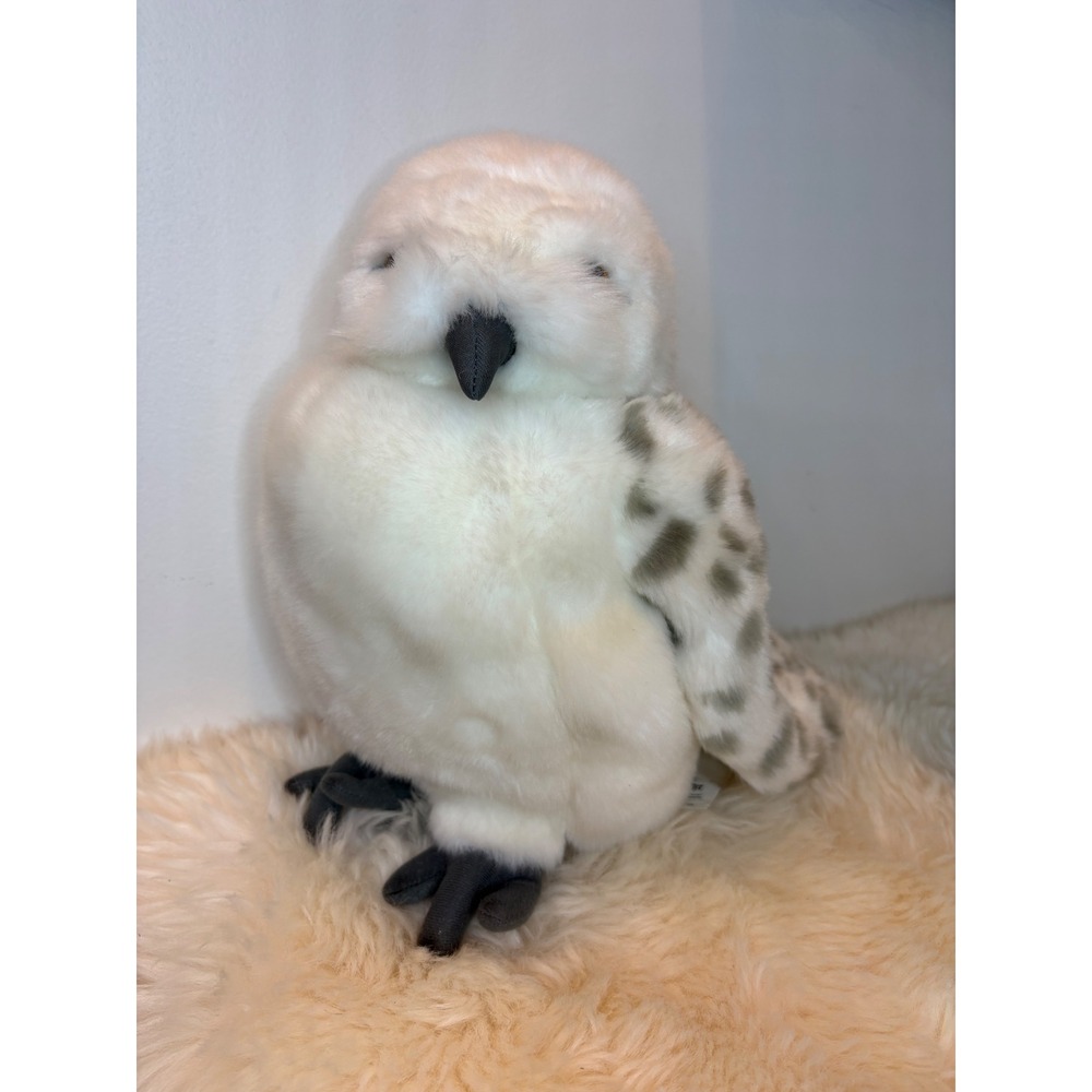 Universal Studios Harry Potter Hedwig Snowy Owl Hand Puppet Plush Rotates